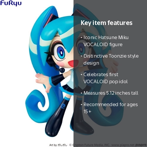 Furyu - Hatsune Miku - Toonzie - Hatsune Miku Figure, Furyu, Gifts