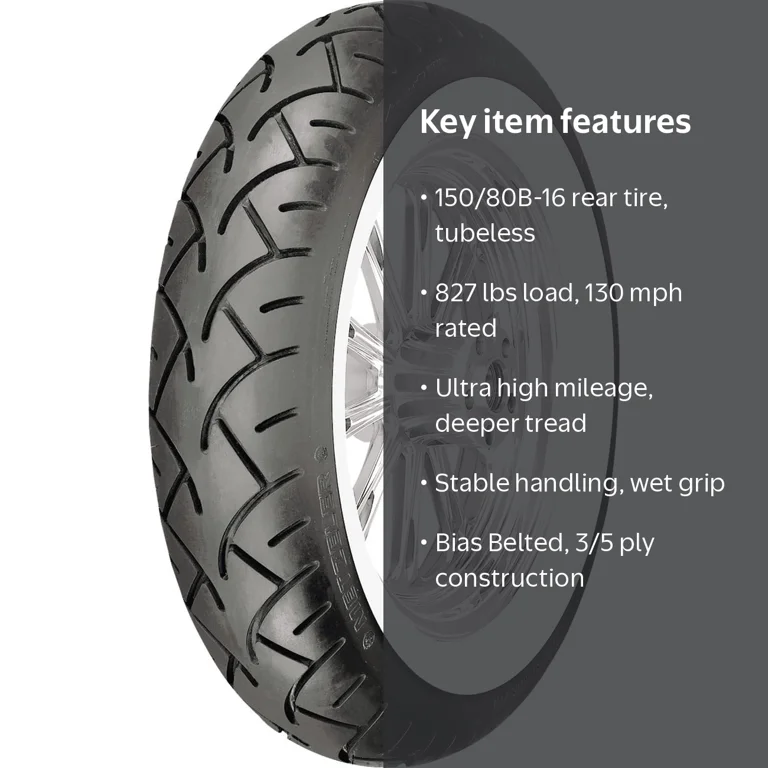 Metzeler Motorcycle ME 888 Marathon Ultra Whitewall Rear Tire 150