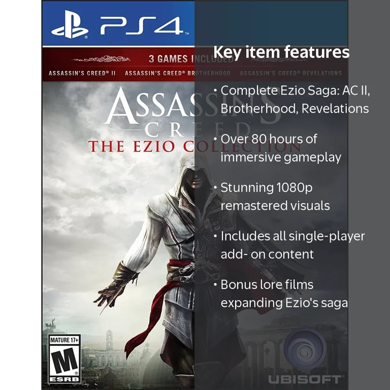 Assassin's Creed The Ezio Collection - PlayStation 4 - Walmart.com