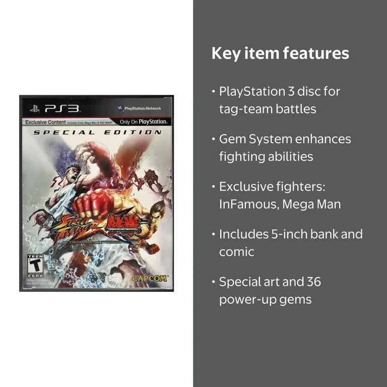 Street Fighter X Tekken: Special Edition, Capcom, PlayStation 3