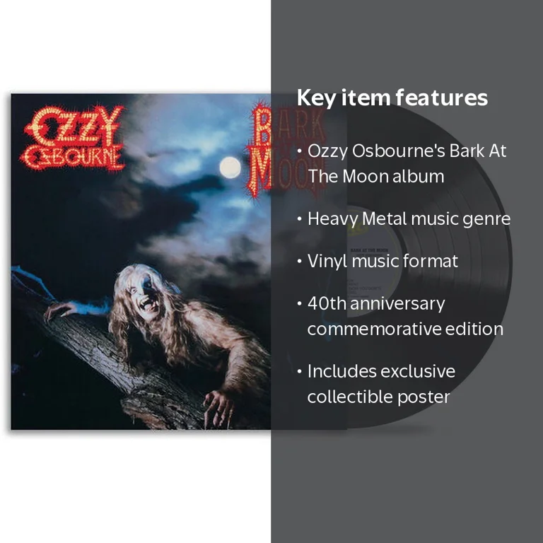 Ozzy Osbourne - Bark At The Moon - Music & Performance - Vinyl