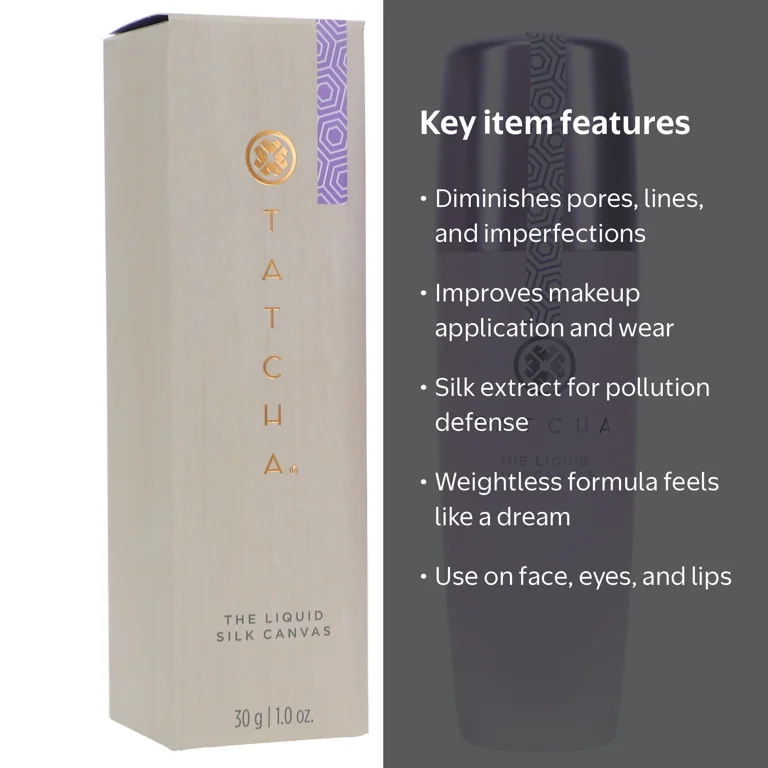 再値下げ箱なし　TATCHA THE LIQUID SILK CANVAS Tatcha, The Liquid Silk Canvas, Featherweight Protective Primer, 1