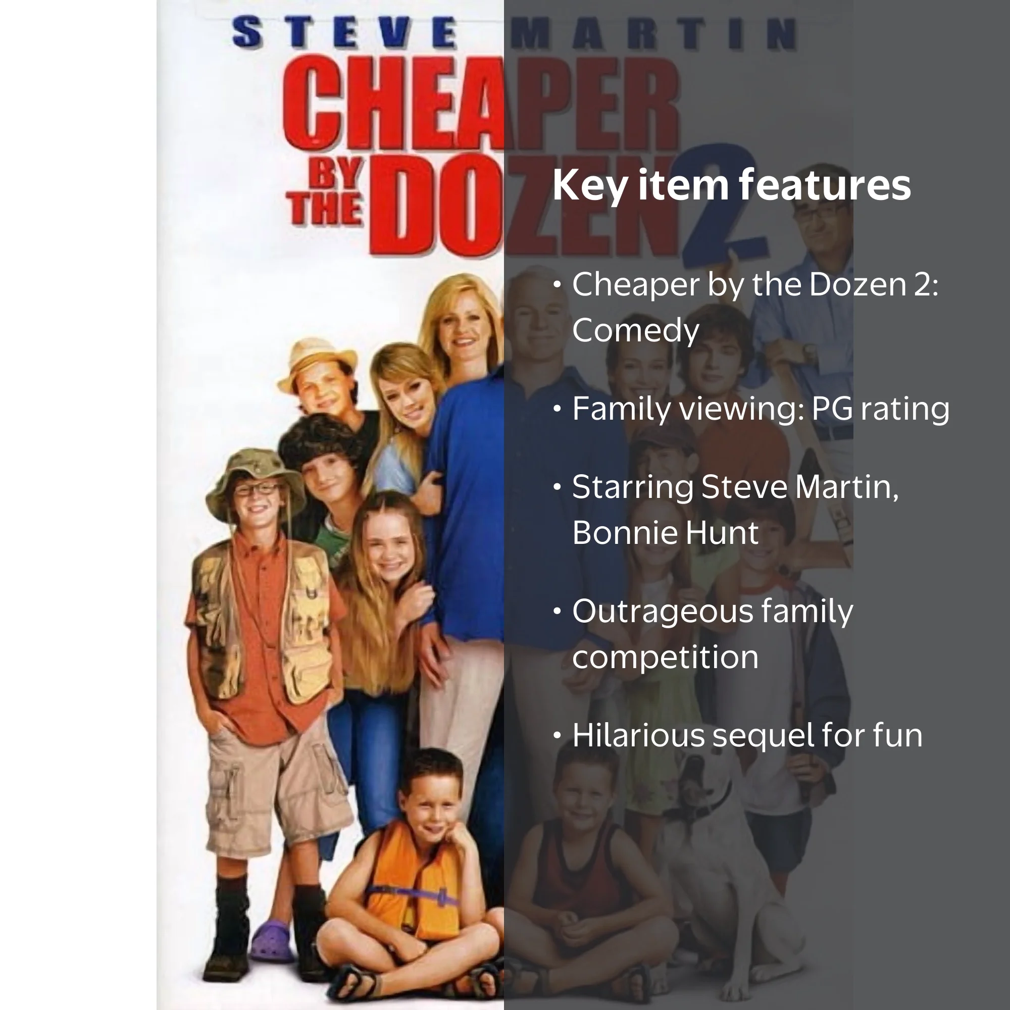 20th Century Studios - Cheaper by the Dozen 2, Funny Family Comedy
