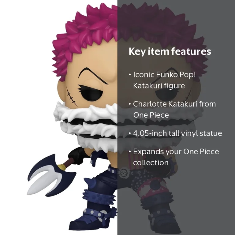 Funko POP! Anime, One Piece Katakuri, Vinyl Figure 4.05 inches Funko POP! Anime, One Piece Katakuri, Vinyl Figure 4.05 inches