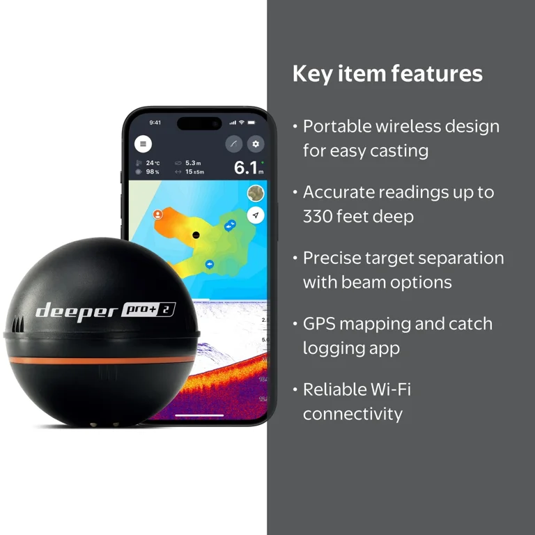 are castable fish finders worth it iBobber Finder Scans of fish and structure transmitted to your smartphone are easy to interpret Deeper Smart Sonar PRO+ 2