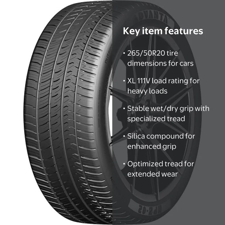 Advanta HPZ-02 Performance 265/50R20 111V XL Passenger Tire with