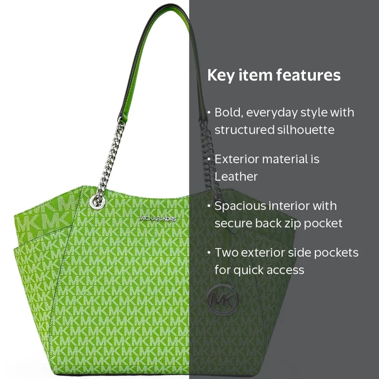 Michael Kors Jet Set Large Shoulder Bag, Signature Logo Print