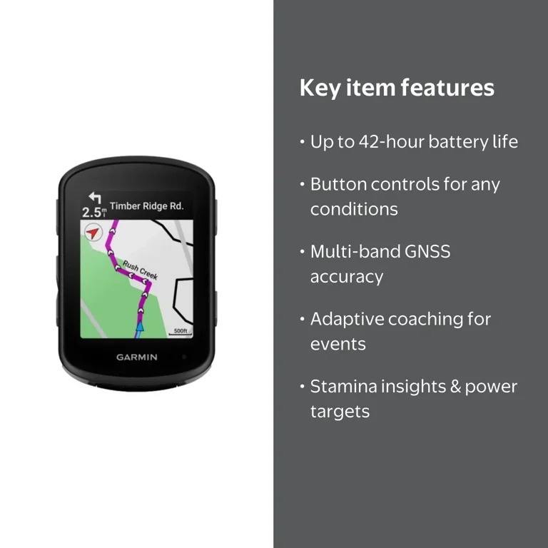 Garmin Edge 540 GPS Cycling Computer, Button Controls, Advanced