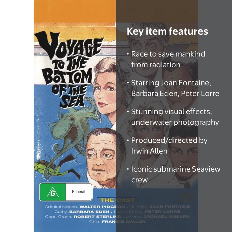 FOX, Voyage to the Bottom of the Sea, Sci-Fi Classic DVD