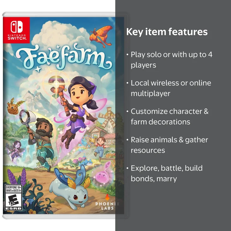 Nintendo, Fae Farm - Nintendo Switch U.S. Edition, Cozy Adventure