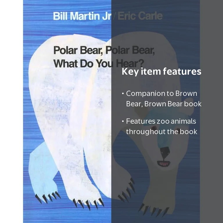 Polar Bear, Polar Bear, What Do You Hear? (Hardcover) - Walmart.com
