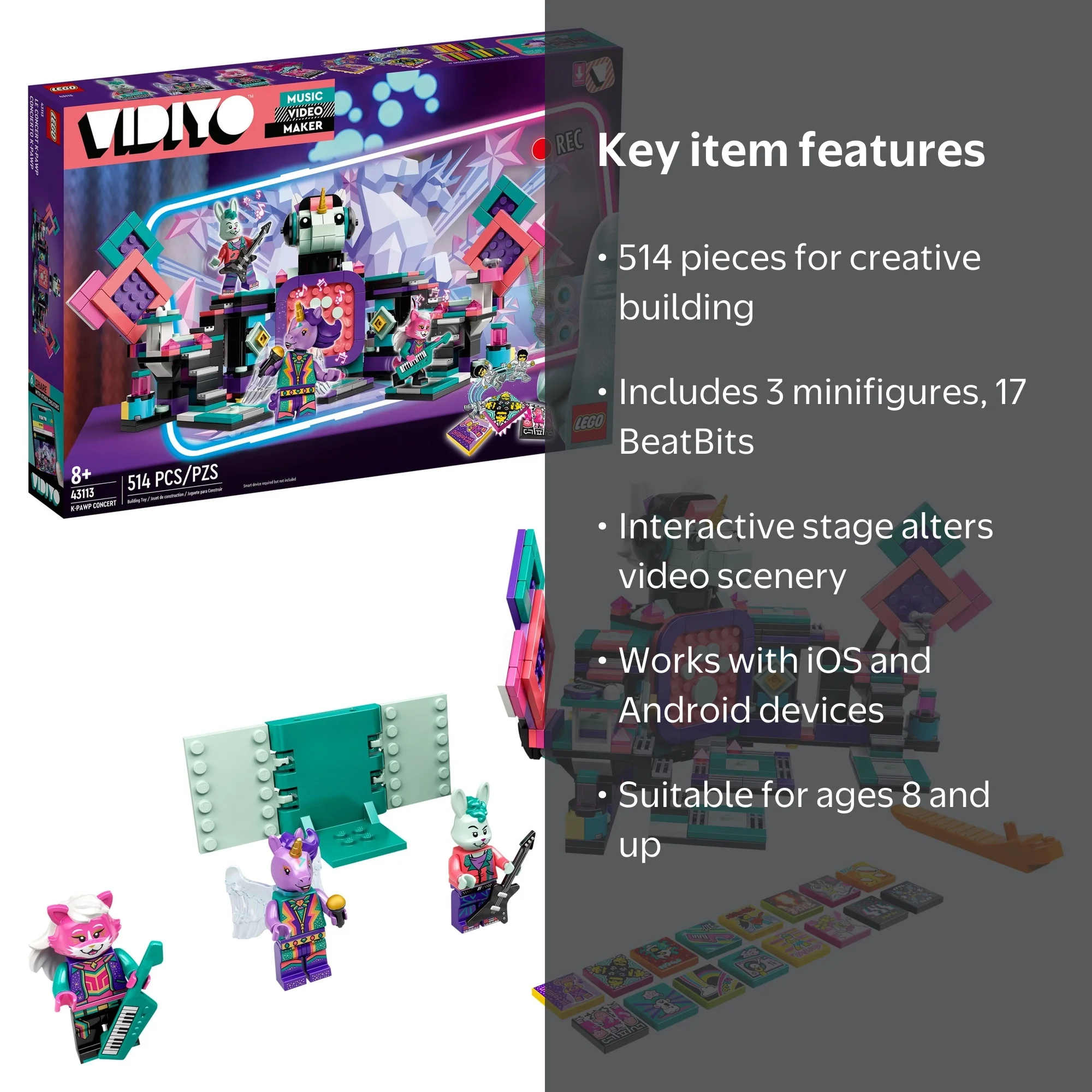 LEGO K-Pawp Concert 43113 Building Set with 514 Pieces for Kids