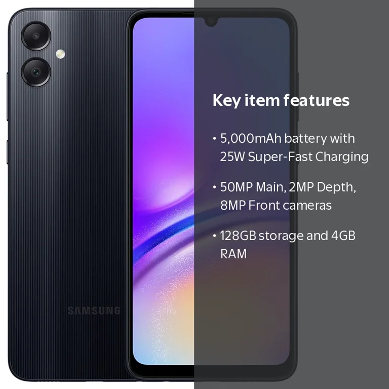 New SAMSUNG Galaxy A05 (128GB, 4GB) 6.7