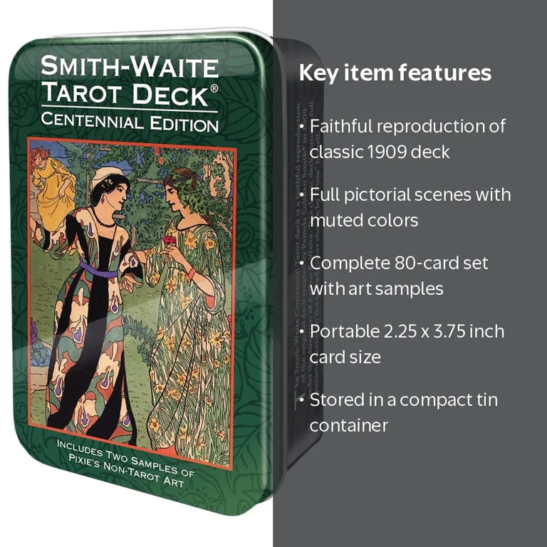 Smith-Waite Tarot in a Tin - Walmart.com