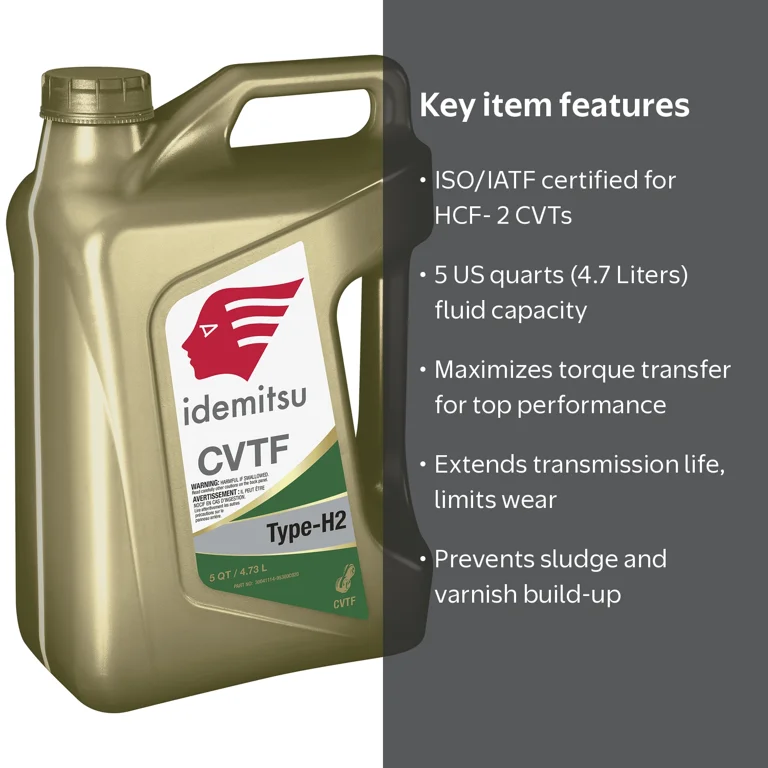 Idemitsu CVT Transmission Fluid, 5 Quart, HCF-2 Type, Smoother