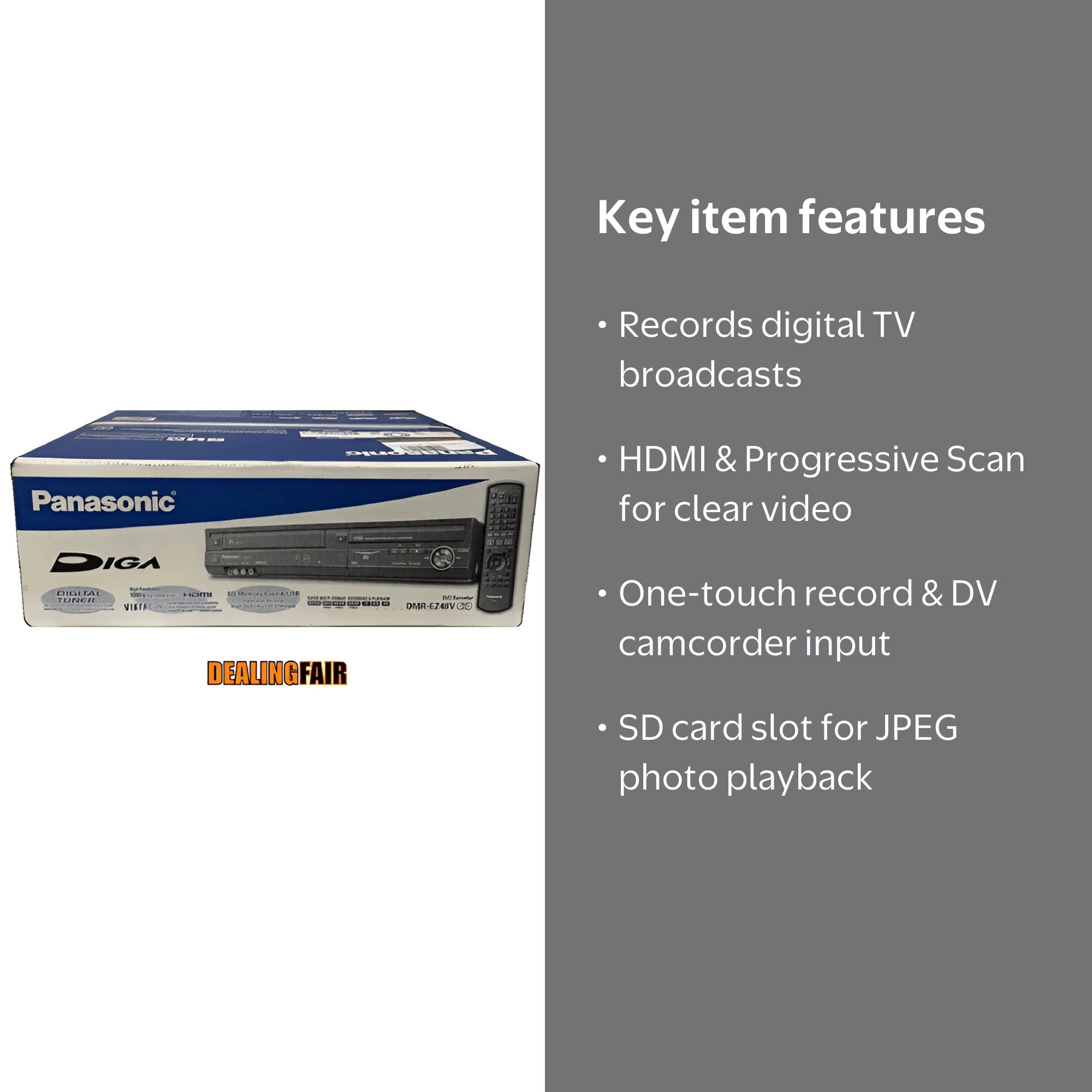 その他 DVD VIDEO RECORDER DMR-HS1 Panasonic DVD Video Recorder DMR-HS2 HDD 40GB | eBay