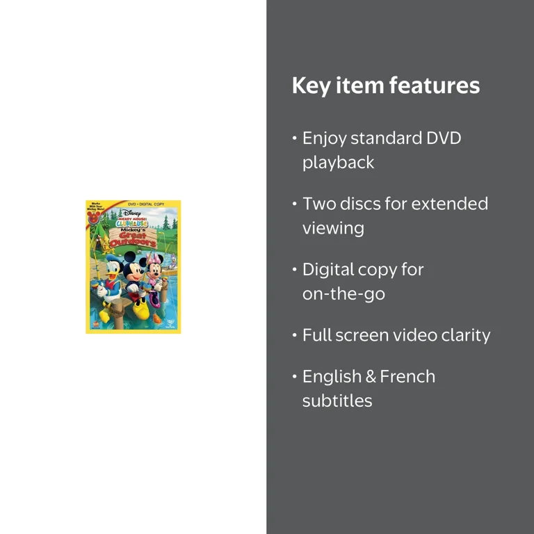 Mickey Mouse Clubhouse: Mickey's Great Outdoors DVD + Digital Copy