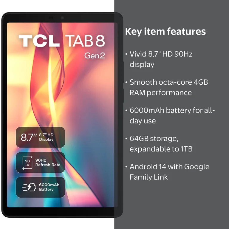 TCL TAB 8 Gen 2 8.7