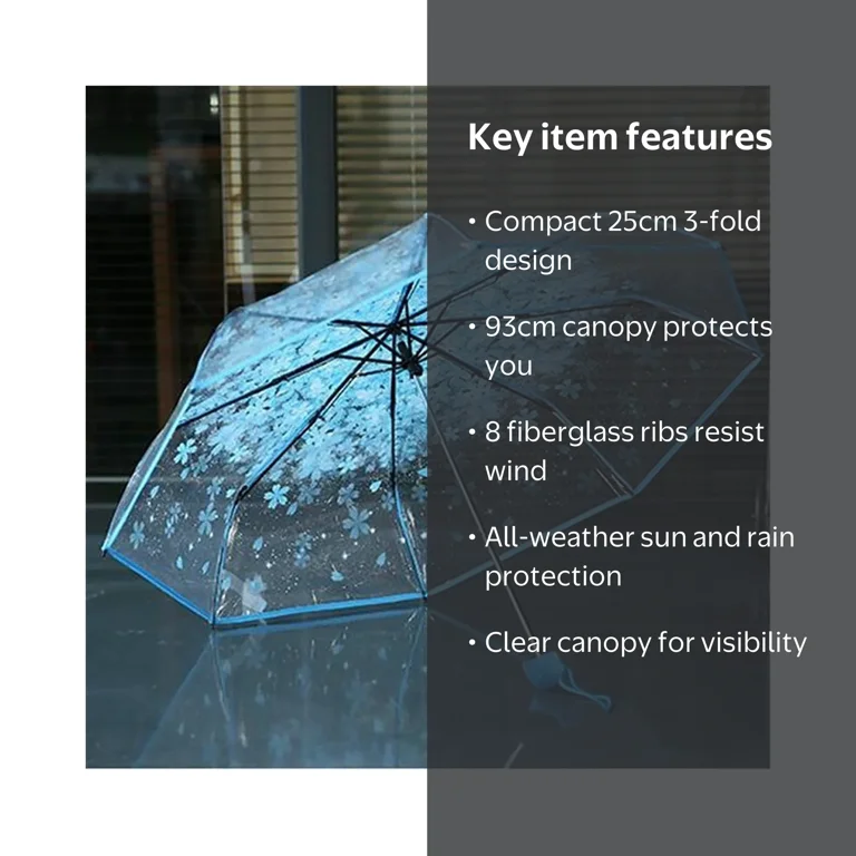 clear patio umbrella 56in Waterproof Cover for 8-9ft, Transparent Waterproof Patio Umbrella Cover Bag with zipper TAJMDGW Clear Patio Umbrella Waterproof