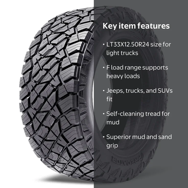 Predator New Mutant X-AT All Terrain LT33X12.50R24 106Q F Light