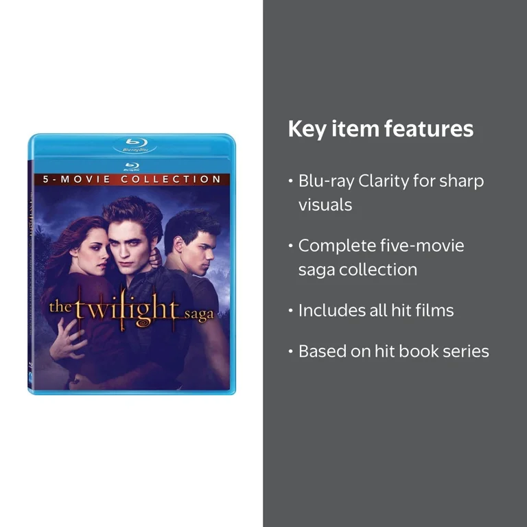 Lionsgate The Twilight Saga: 5-Movie Collection Blu-ray - Walmart.com