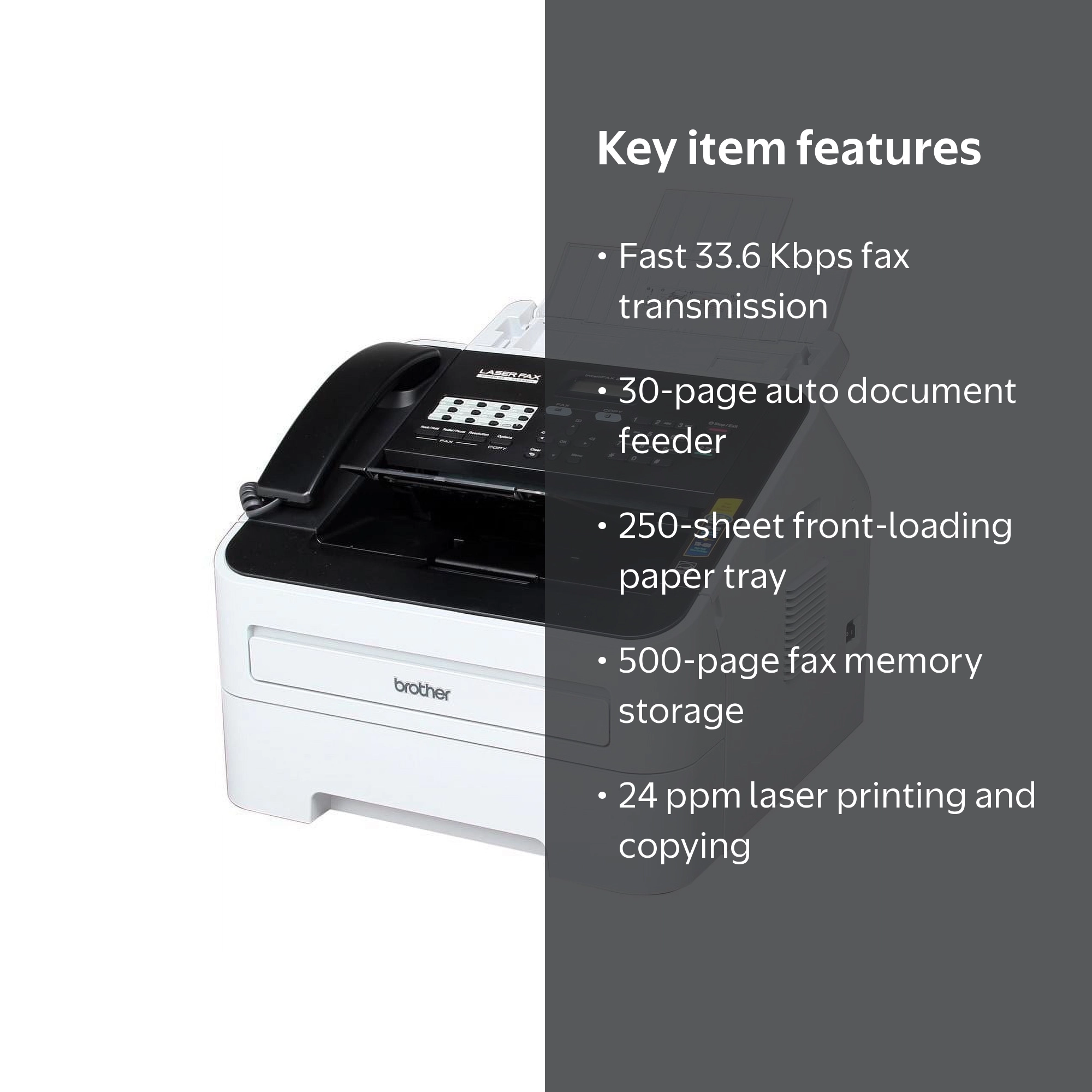FAX2940 High-Speed Laser Fax - Walmart.com
