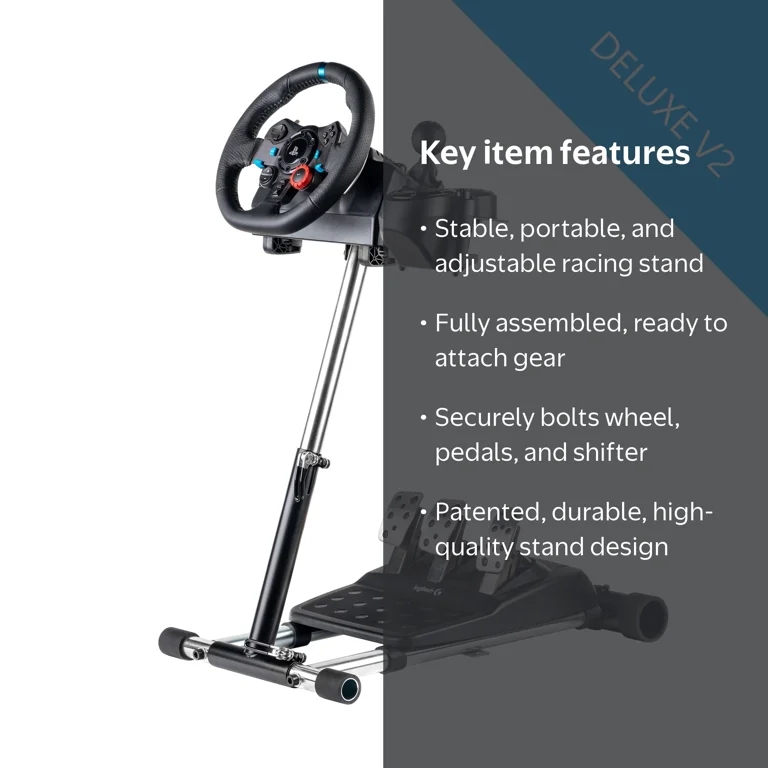 Wheel Stand Pro Deluxe V2 Gaming Shifter Stand Compatible with