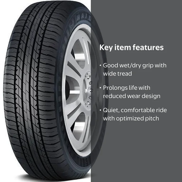 Haida HD668 Performance Tire, Size 205/55R17 91H A/S, Fits 2019-21