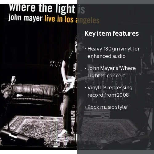 John Mayer - Where the Light Is - Music & Performance - Vinyl