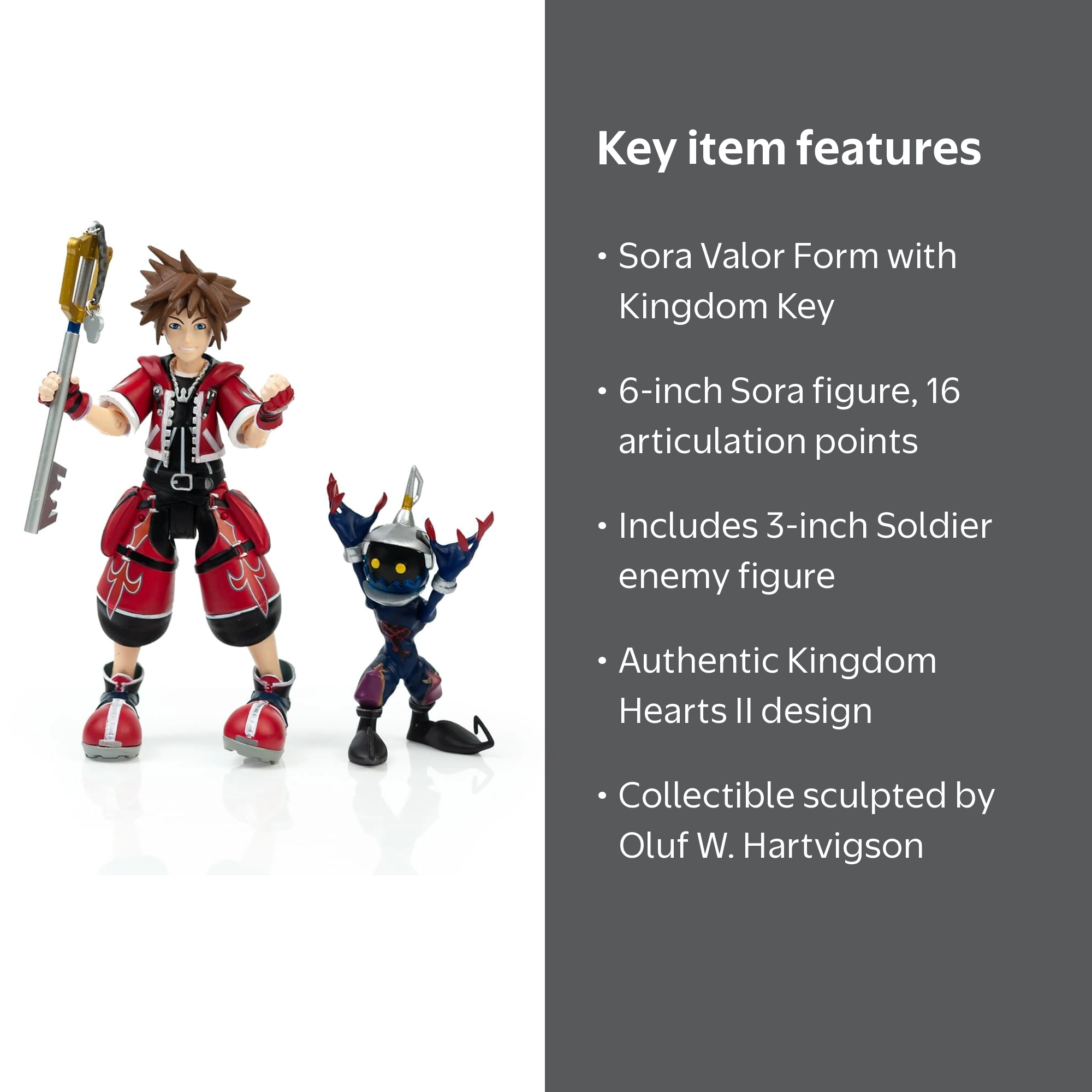 Diamond Select Toys Kingdom Hearts II Valor Form Sora & Soldier