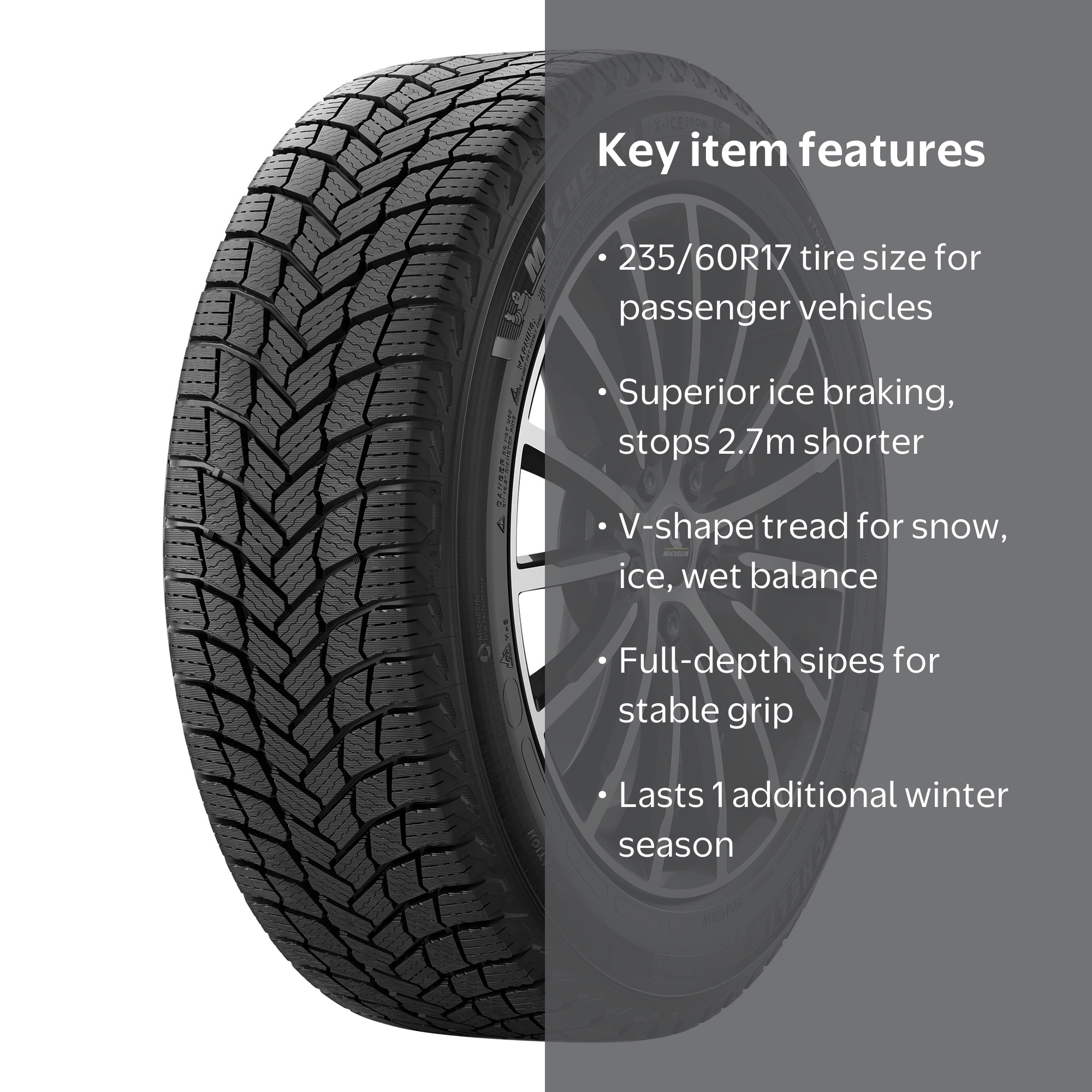 MICHELIN X-ICE XI3 235/45R17 17インチ スタッドレス 4本 VW トゥーラン パサートヴァリアント audi A4アバント等　(VTO329) クレジットカード QR決済可能 k2-_6b1da2ae-9835-464f-81ce-