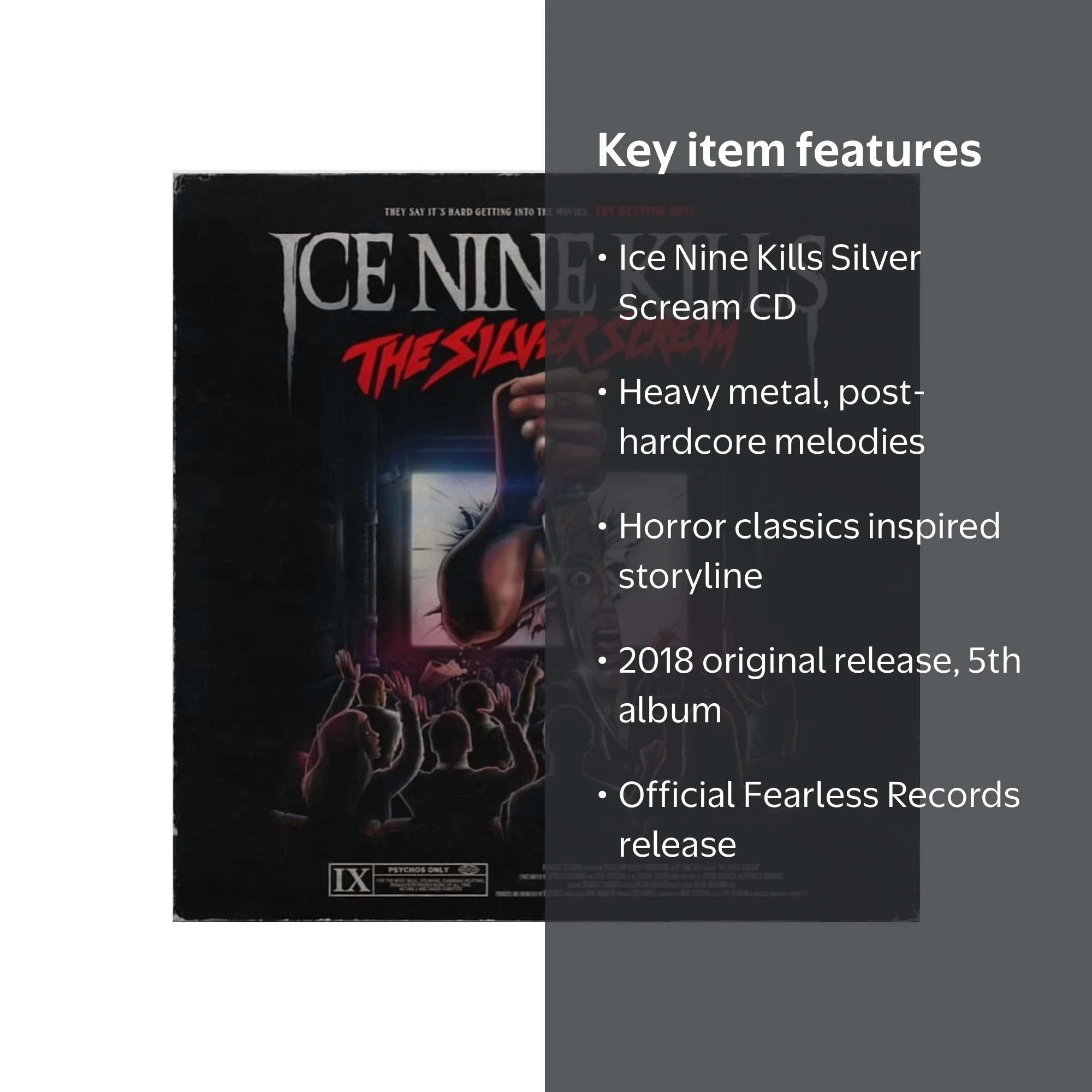 Ice Nine Kills - Silver Scream - Music & Performance - CD