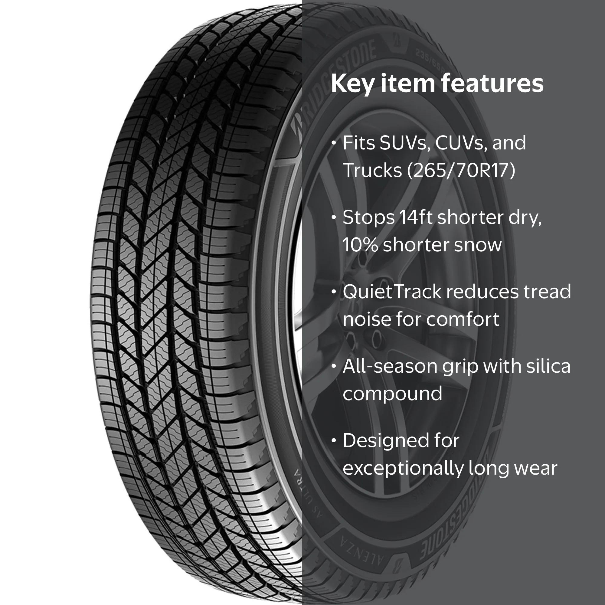 Bridgestone Alenza A/S Ultra All Season 265/70R17 115T SUV