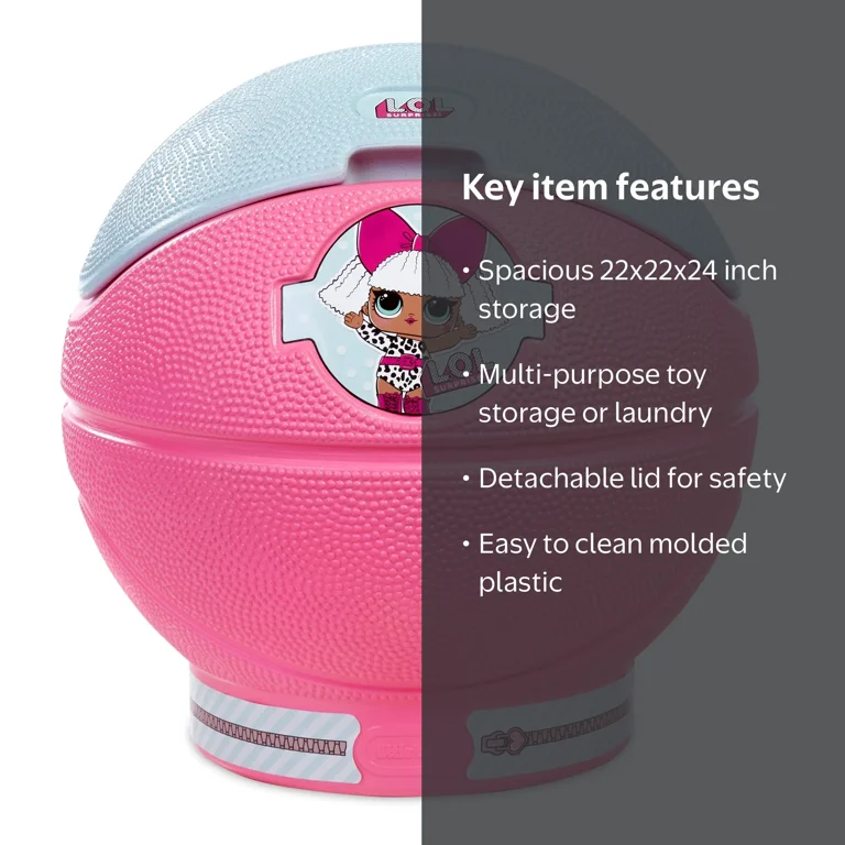 【lol】 LOL Surprise Easy Clean Up - Storage Toy Chest, Great Gift for