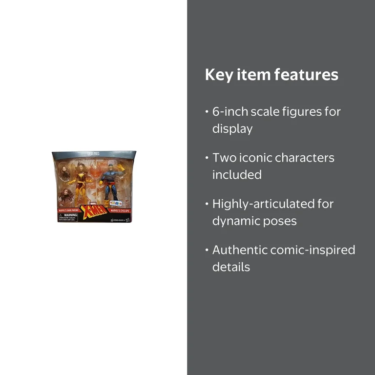 Marvel Legends Marvel's Dark Pheonix & Marvel's Cyclops Action