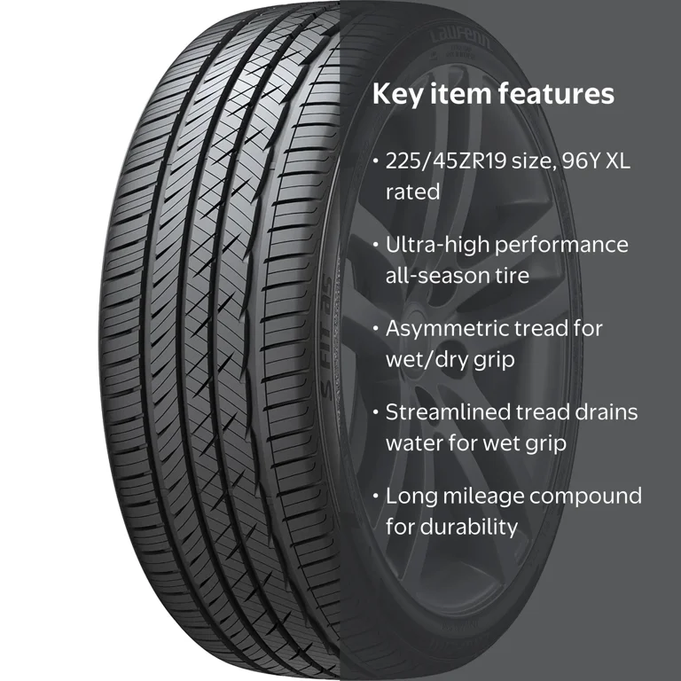 225/45ZR19XL 96Y LAUF S FIT AS LH01 BW - Walmart.com