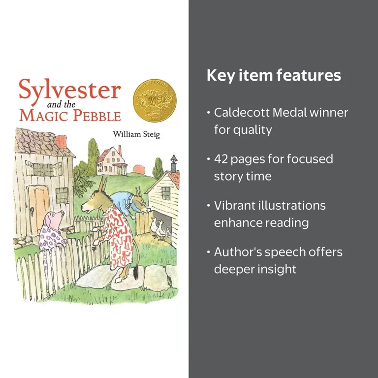 William Steig, Hardcover Book, Sylvester and the Magic Pebble