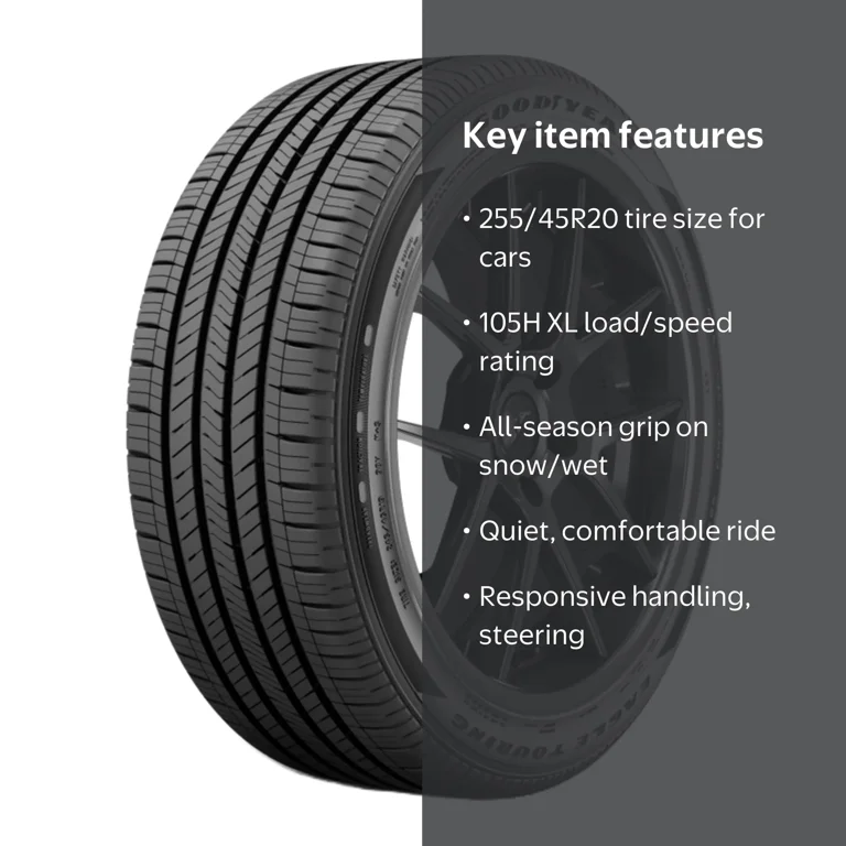 Free Shipping! Goodyear Eagle Touring All Season 255/45R20 105H XL