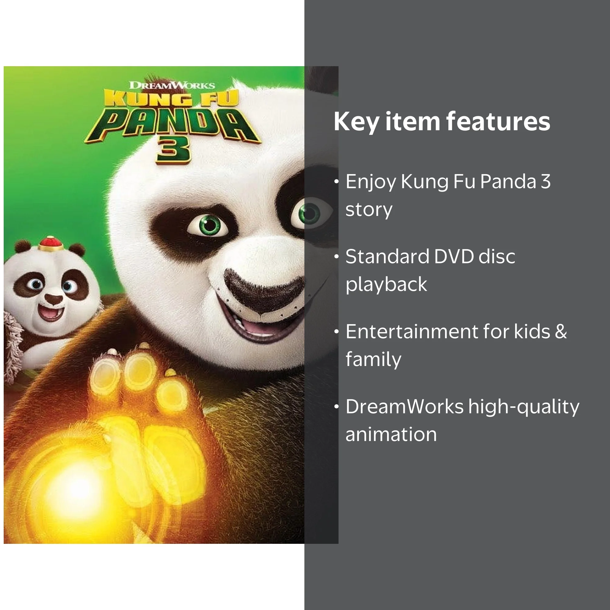 Kung Fu Panda 3 (DVD New Box Art) [DVD] - Walmart.com