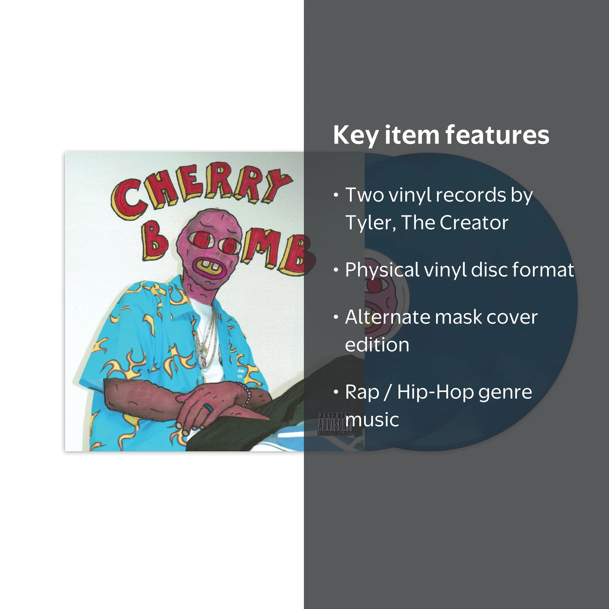 Tyler, The Creator - Cherry Bomb (Alternate Mask Cover) - Vinyl