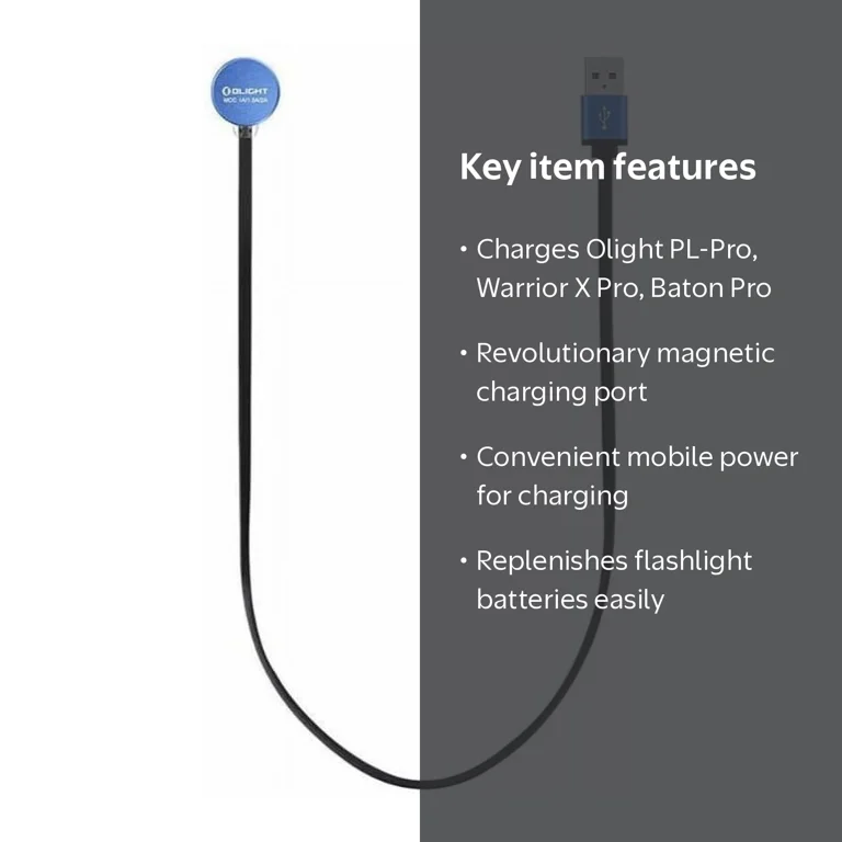 how to charge olight flashlight Kissmart MCC 3 Charger for Odin/Odin Mini/PL-Pro/Baton3/Warrior Mini2/Perun 2/Seeker 3 Pro/Warrior 3s/Baldr Pro R MCC 3 compatibility. Olight MCC3 Magnetic USB Charger