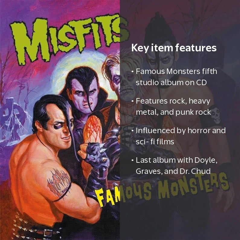 Misfits - Famous Monsters - Music & Performance - CD - Walmart.com