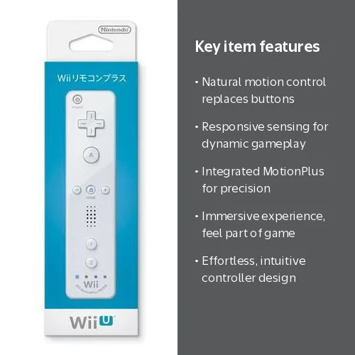 Wii Remote Plus with Motion Inside (White) - Includes Wii Remote Wii Remote Plus with Motion Inside (White) - Includes Wii Remote