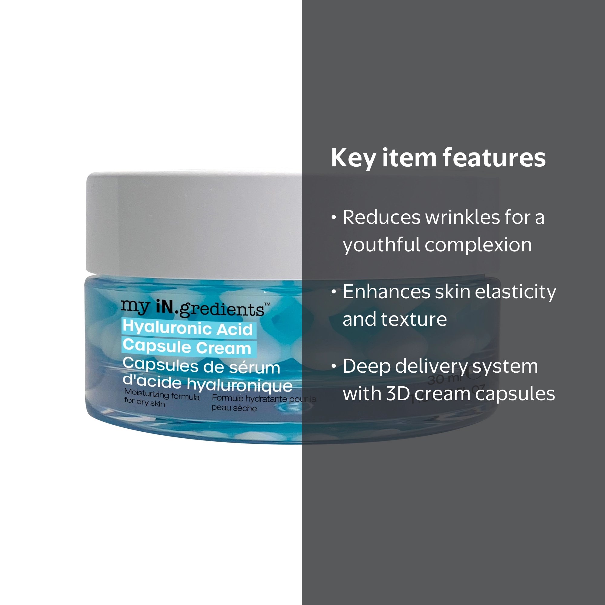 My iN.gredients Hyaluronic Acid Capsule Cream - Hydration