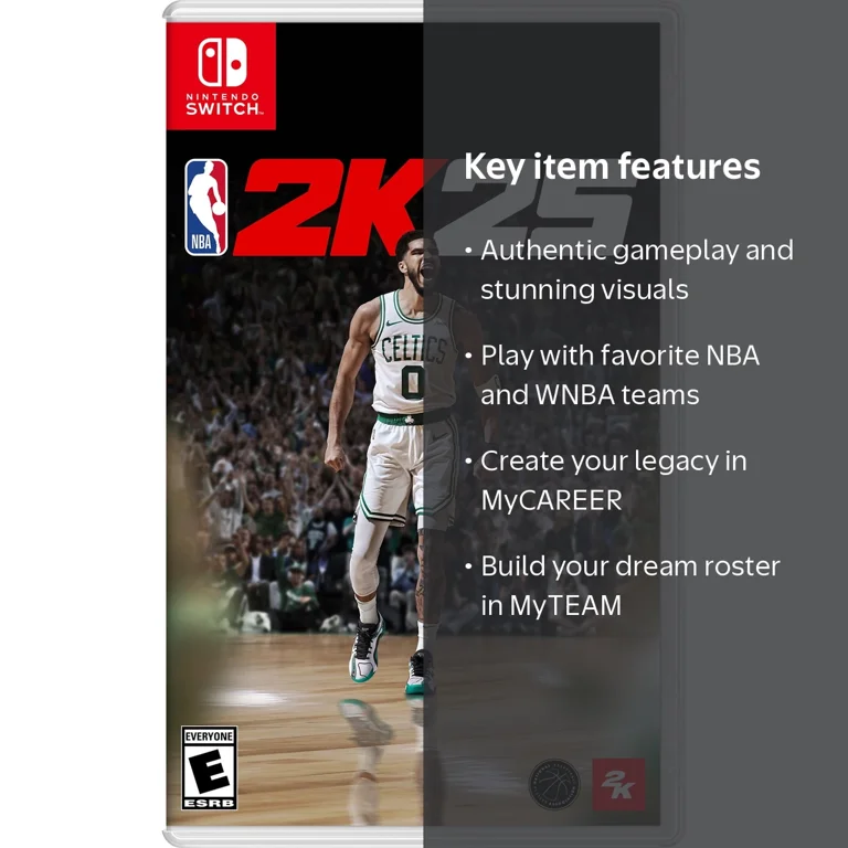 Take Two, NBA 2K25, Nintendo Switch Video Game, Physical - Walmart.com