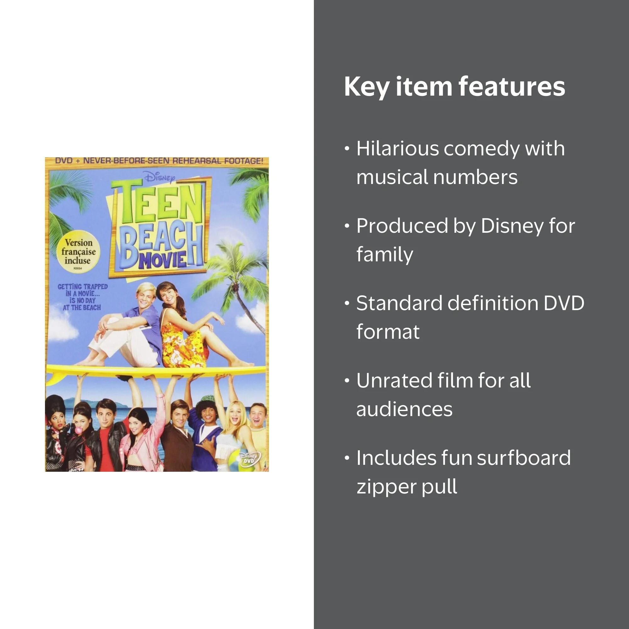 Teen Beach Movie (DVD) - Walmart.com