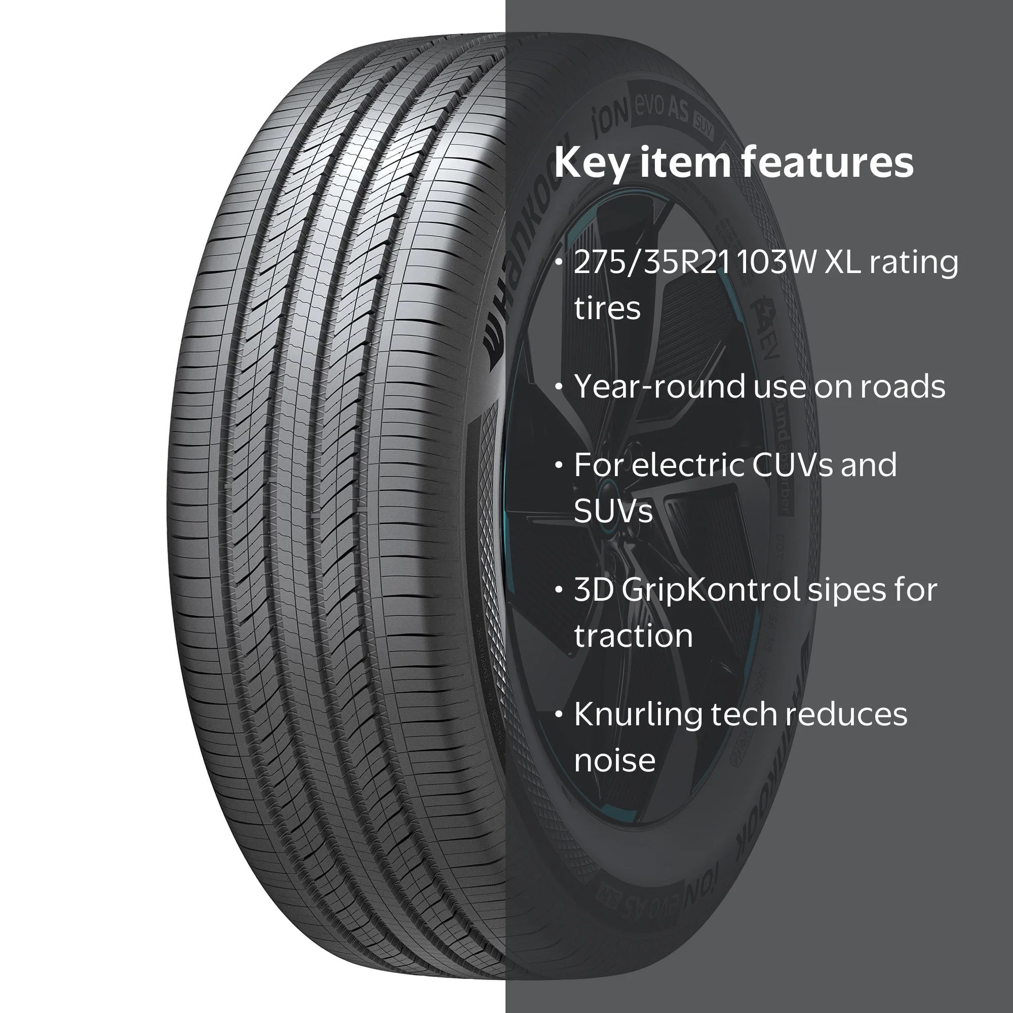 Hankook iON evo AS SUV (IH01A) 275/35R21 103W XL All-Season Tire