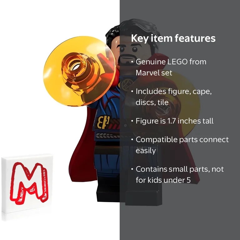 LEGO, Marvel Super Heroes Minifigure, 76218, Doctor Strange with