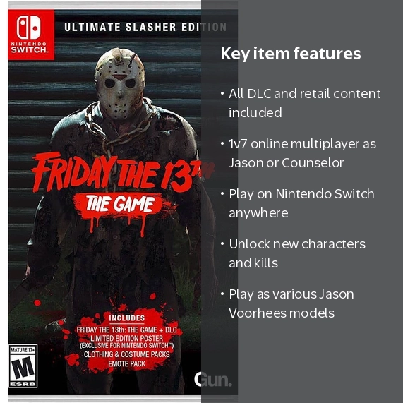 Friday The 13th: Game Ultimate Slasher Edition - Nintendo Switch