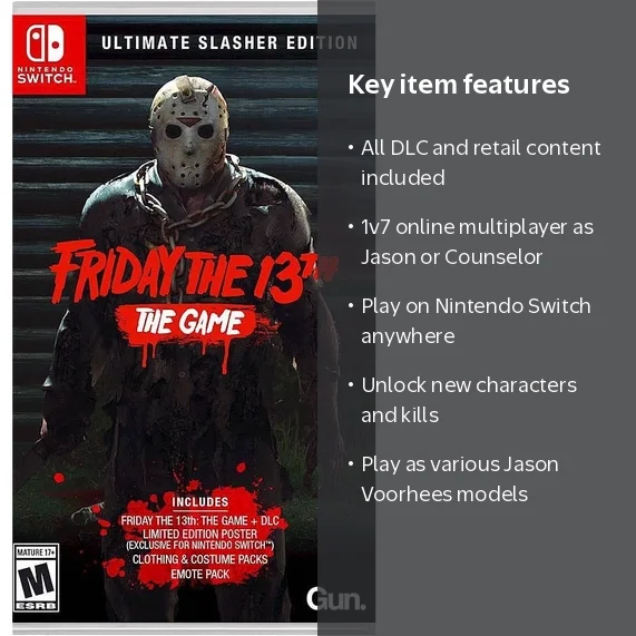 Friday The 13th: Game Ultimate Slasher Edition - Nintendo Switch